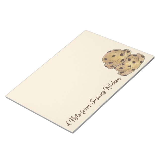 En anteckning från.. Kökschoklad Chip Cookie Dough Anteckningsblock (Vinklad)