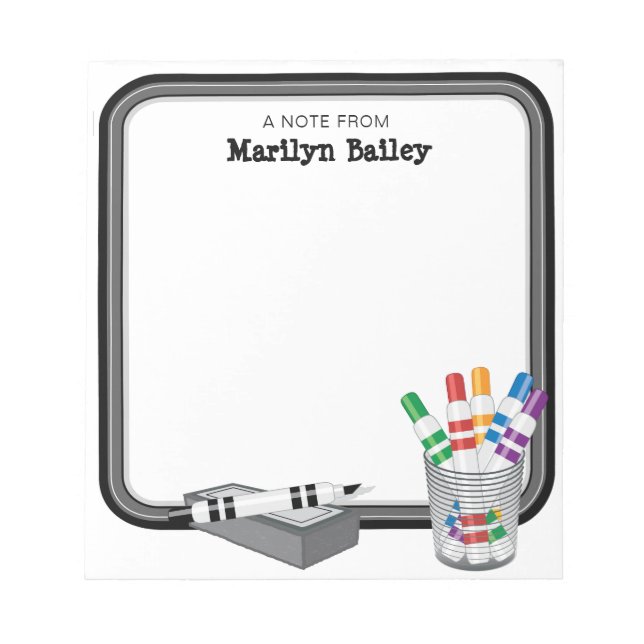 En anteckning från Mini Whiteboard Anteckningsblock (Framsida)