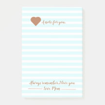 En anteckning till dig från Mamma