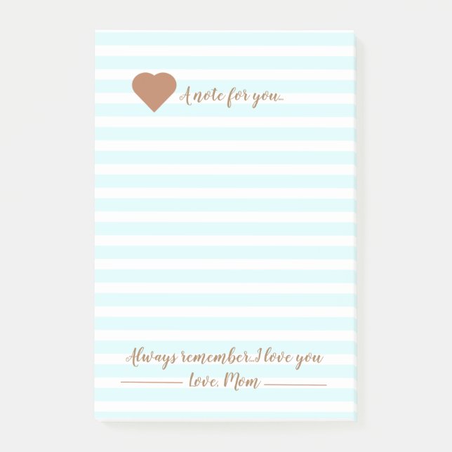 En anteckning till dig från Mamma Post-it Block (Framsida)