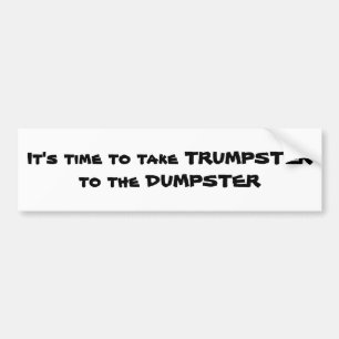 En anti trumfbildekal bildekal