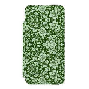 En antik blom- damast