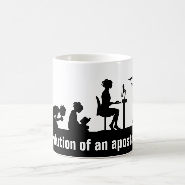 "En apostats utveckling" Kaffemugg (Center)
