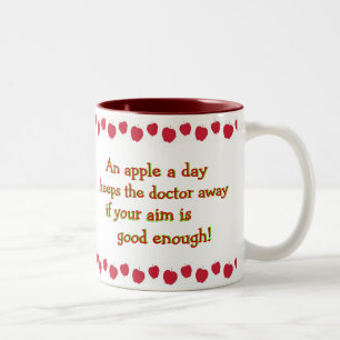 En Apple en dagmugg Två-Tonad Mugg