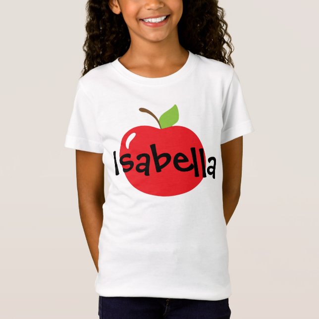 En Apple för lärare T Shirt (Framsida)