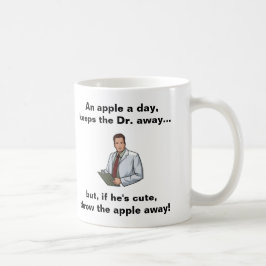 En Apple om dagen, behållor dren Bort Kaffemugg