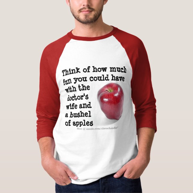 En Apple om dagen T Shirt (Framsida)