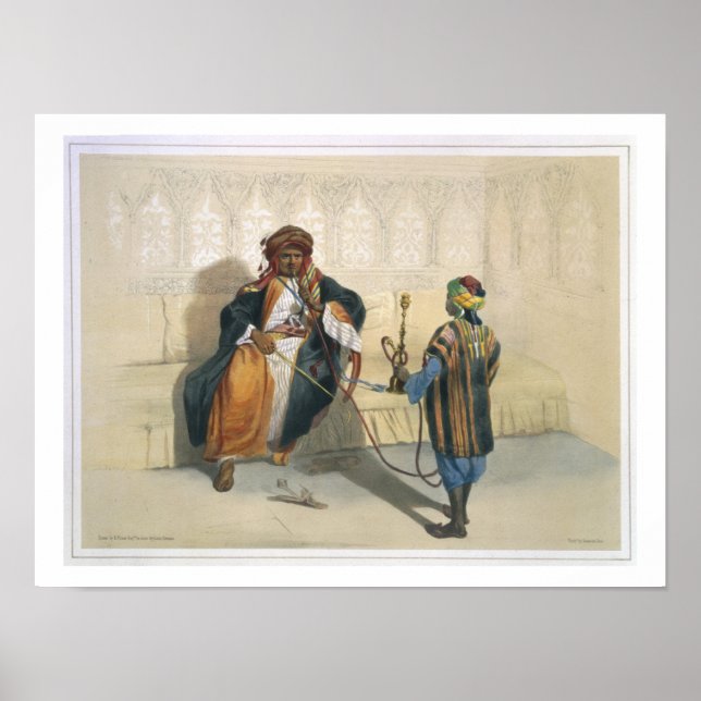 En arabisk shejkrök, illustration från Val Poster (Framsidan)