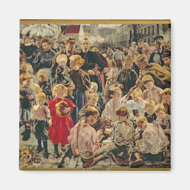 En arbetsmans tre år, 1895 magnet (Framsidan)