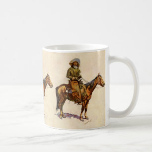 En Arizona Cowboy av Remington, Vintage Western Kaffemugg