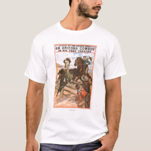 En Arizona Cowboy i stor tältTheatreaffisch Tee
