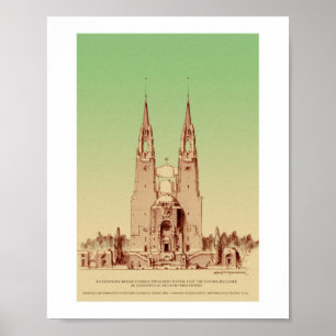 En arkitektonisk Fantasy Poster