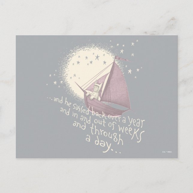 En årlig resa med max. vykort (Framsida)