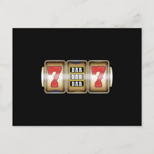 En Arm Bandit Slot Maskin Casino Roulette Vykort