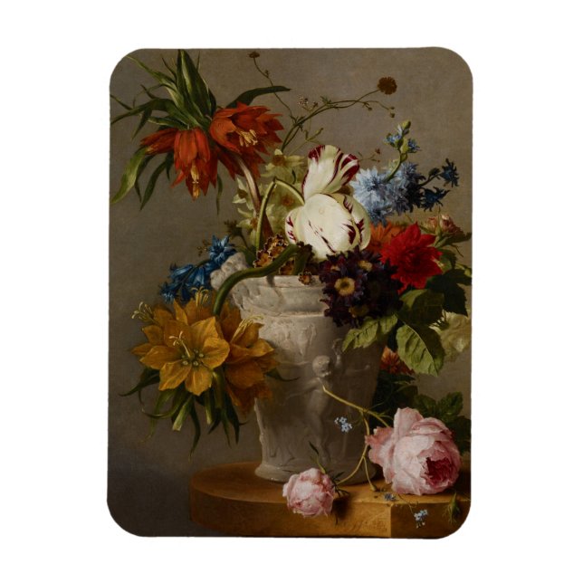 En Arrangemang med blommor, 1800-talet Magnet (Vertikal)