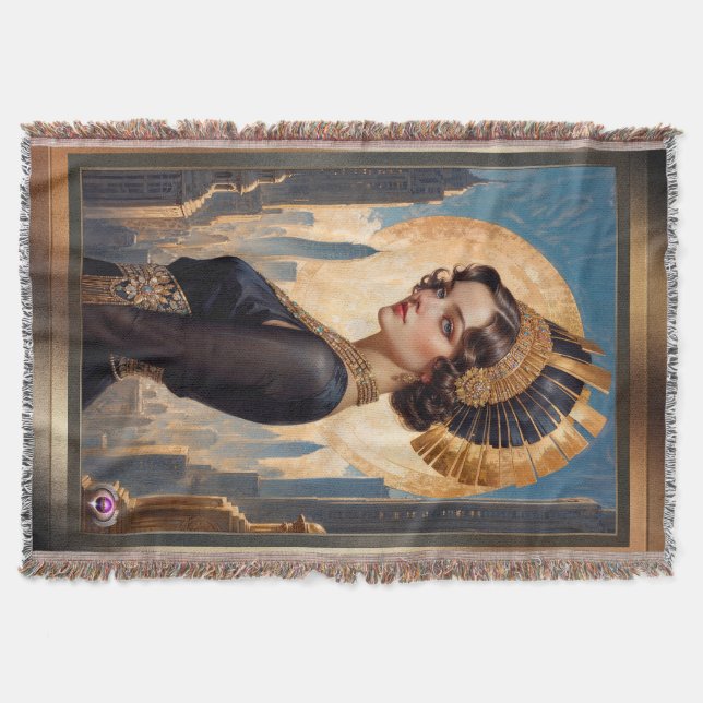 En Art Deco-skönhet av en gyllene skiva av Xzendor Filt (Framsidan)