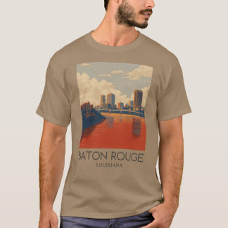 En Art Travel-utskrift av batonflöde 1 T Shirt