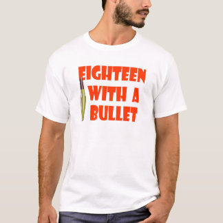 en arton med en kult-skjorta tee
