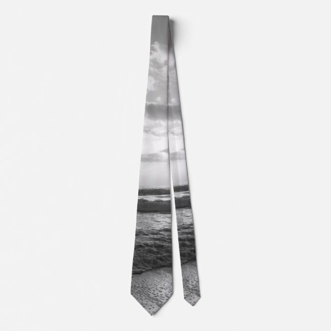 En Ärvärdig Strandmorgon i Gråskala Slip Slips (Framsida)
