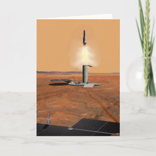 En Ascent Fordon som Lämnar Mars. 2 Kort