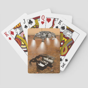 En Ascent Fordon som Lämnar Mars. Casinokort