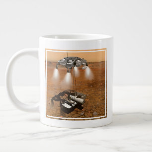 En Ascent Fordon som Lämnar Mars. Jumbo Mugg