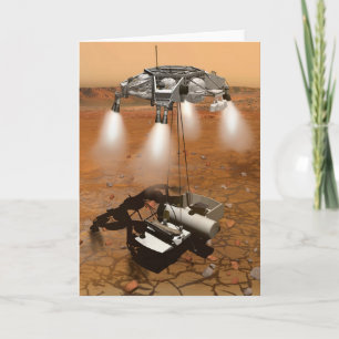 En Ascent Fordon som Lämnar Mars. Kort