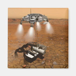 En Ascent Fordon som Lämnar Mars. Magnet