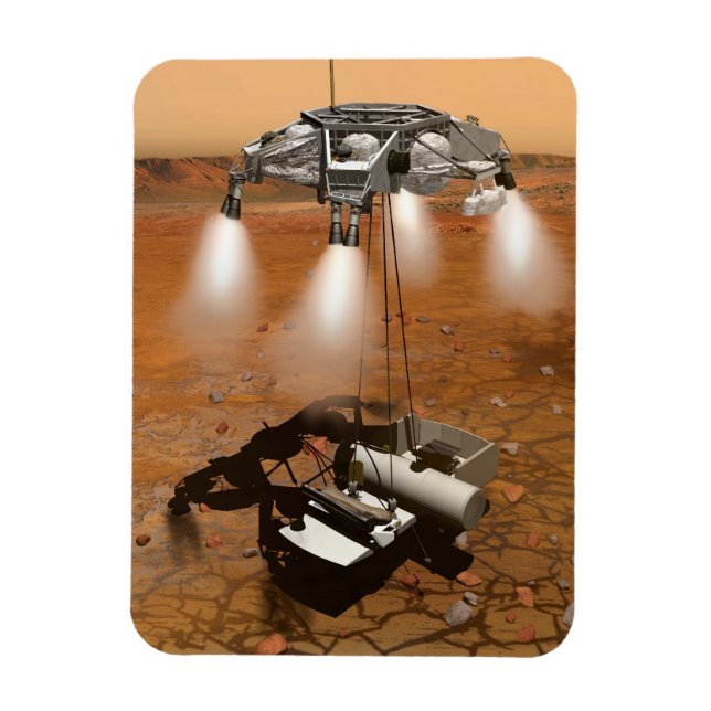 En Ascent Fordon som Lämnar Mars. Magnet (Vertikal)