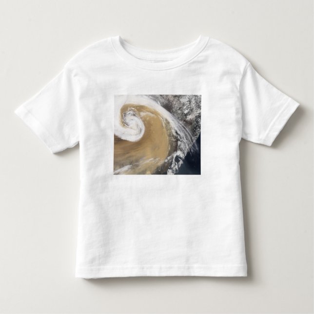 En asiatisk stoftstorm i kor i Stilla havet T-shirt (Framsida)