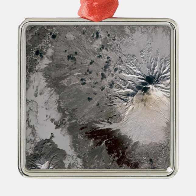 En askmassa ökar i riken julgransprydnad metall (Framsidan)