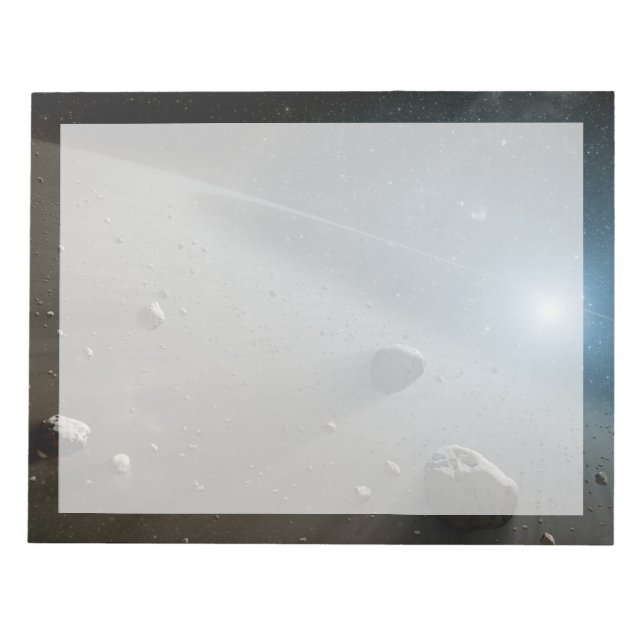 En asteroid Bälte runt Bright Star Vega. Anteckningsblock (Framsida)