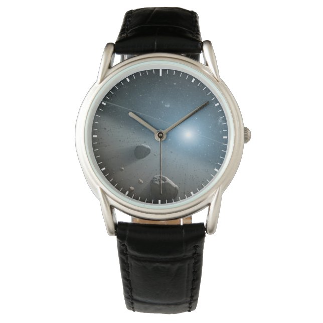 En asteroid Bälte runt Bright Star Vega. Armbandsur (Framsida)