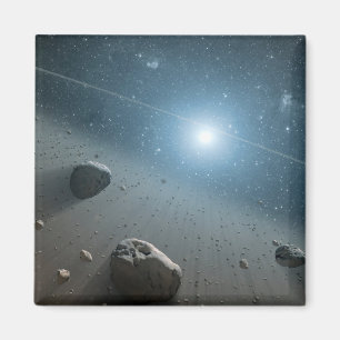En asteroid Bälte runt Bright Star Vega. Magnet