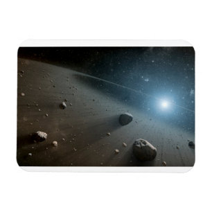 En asteroid Bälte runt Bright Star Vega. Magnet