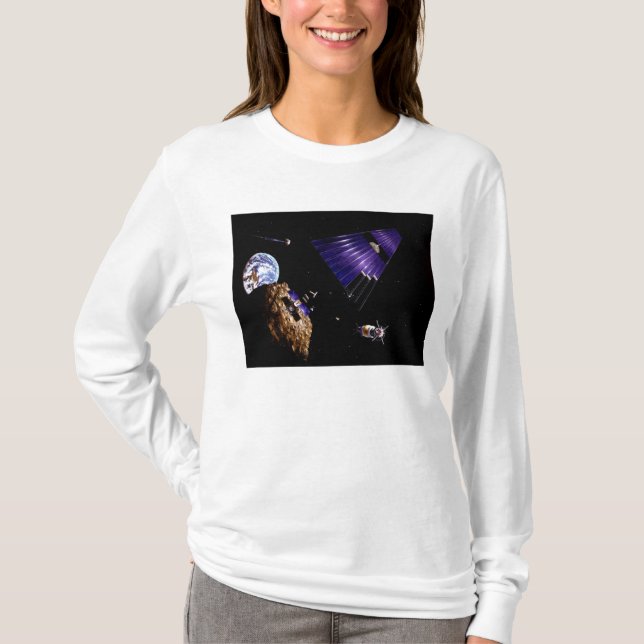 En asteroid-uppdrag t-shirt (Framsida)