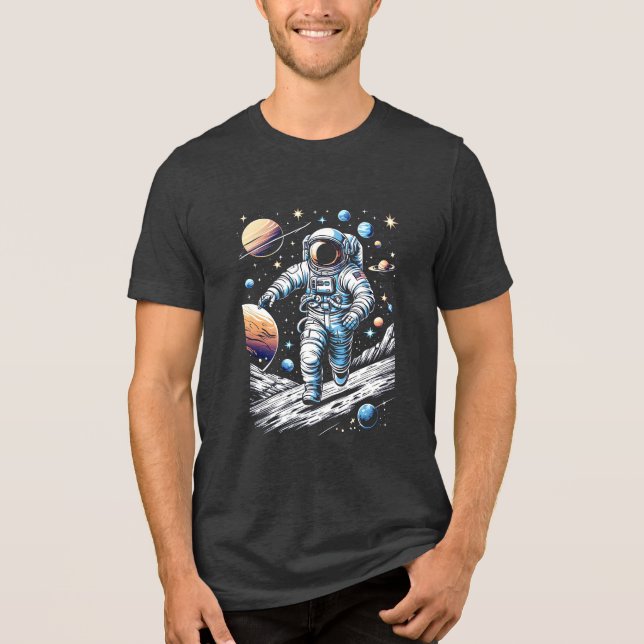 En astronaut på måne t shirt (Framsida)