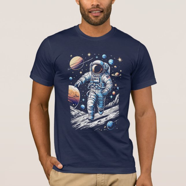 En astronaut på måne t shirt (Framsida)