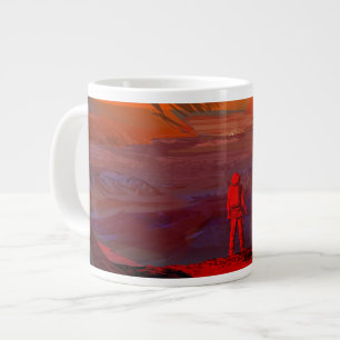 En astronaut på Mars Jumbo Mugg