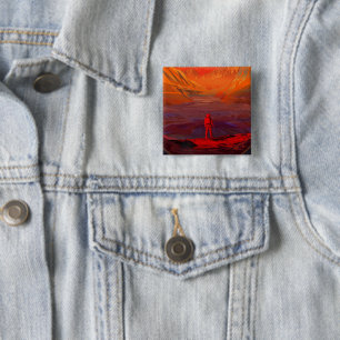 En astronaut på Mars Knapp