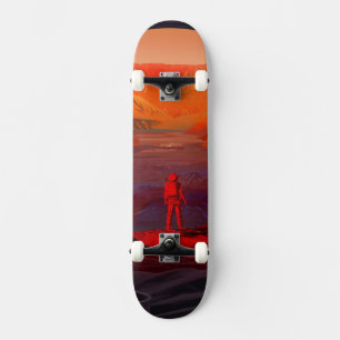 En astronaut på Mars Mini Skateboard Bräda 18,5 Cm
