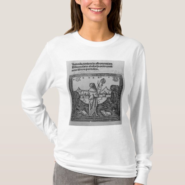 En astronom som stargazing tee (Framsida)