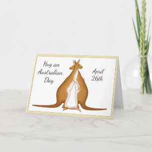 En australisk dag, 26:e april helgkort