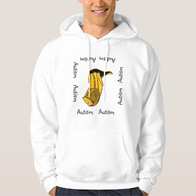 En autism lejon hoodie (Framsida)