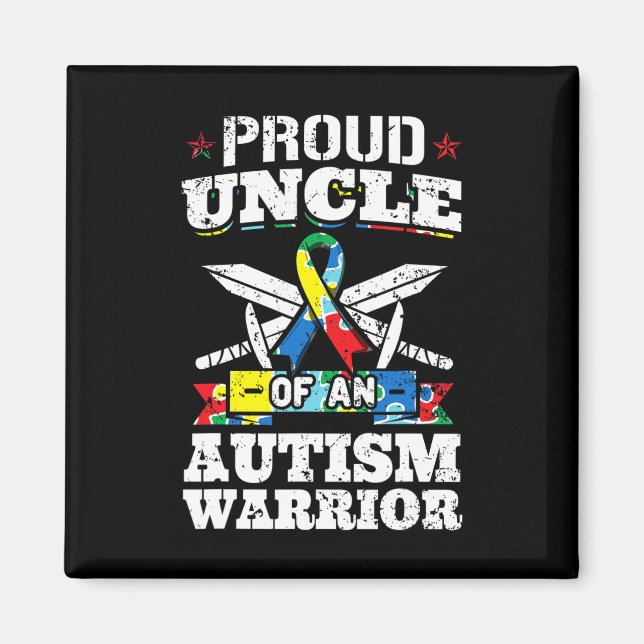 En Autismkrigs autistiska krigares stolt farbror Magnet (Framsidan)