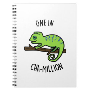 En av Cha-Miljonen Roliga Kameleont Puns  Anteckningsbok
