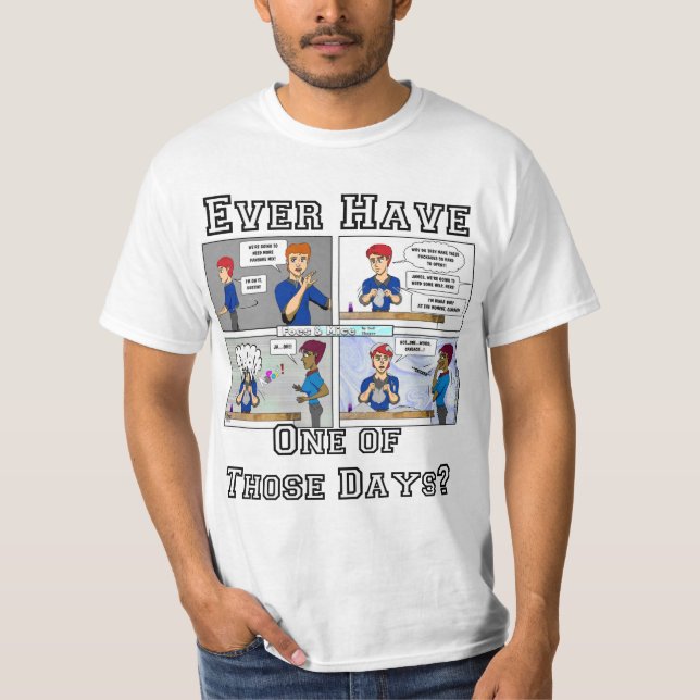 ". En av de dagar.", T-tröja T Shirt (Framsida)