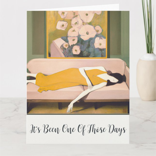 En av de dagarna - ett stort kort (Framsida)