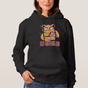 en av de där nätterna trött katt med kaffekanna ka t shirt