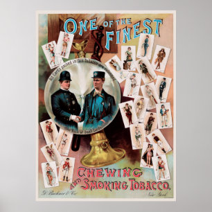 En av de finaste. Tuggtobak och röktobak. Poster